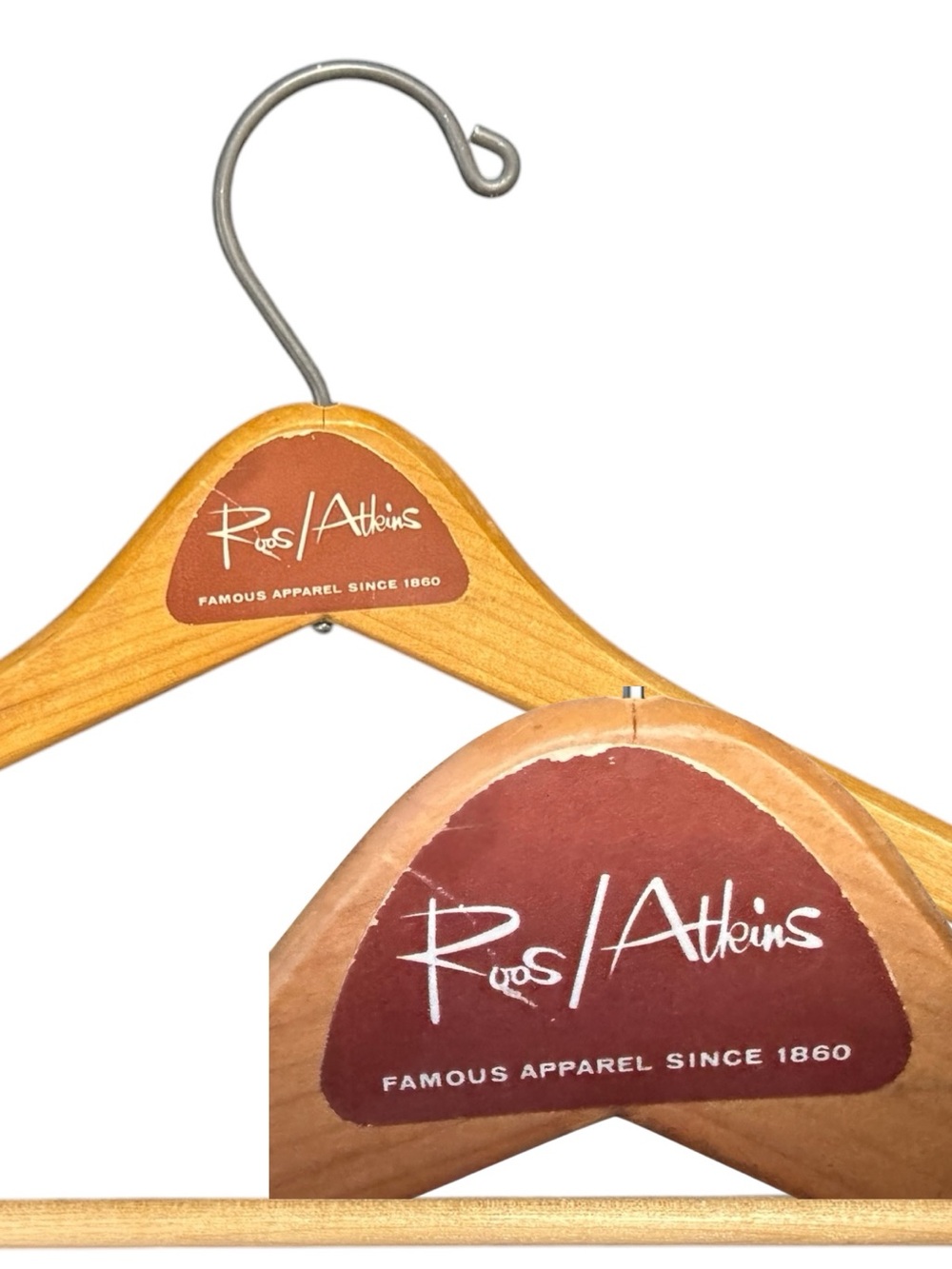 Wooden Hanger in Tan/Brown - Closet Accessory